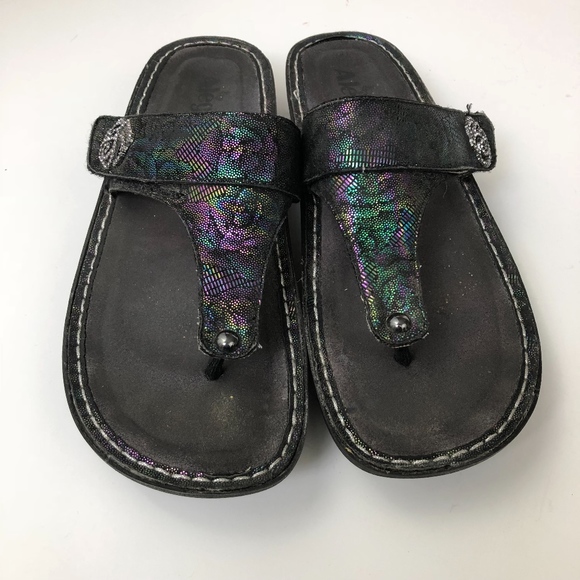 Alegria Shoes Alegria Womens Carina Thong Sandals Rose